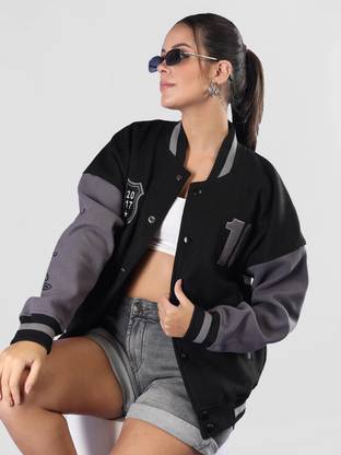 CHKOKKO Full Sleeve Solid Women Jacket