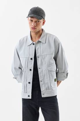 Snitch Full Sleeve Solid Men Jacket