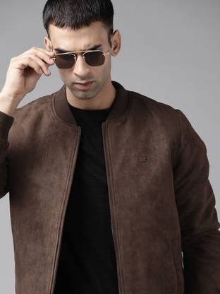 Roadster Full Sleeve Solid Men Bomber  Jacket
