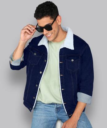 FTX Full Sleeve Solid Men Denim Jacket