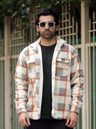 MANIAC Full Sleeve Checkered Men Jacket