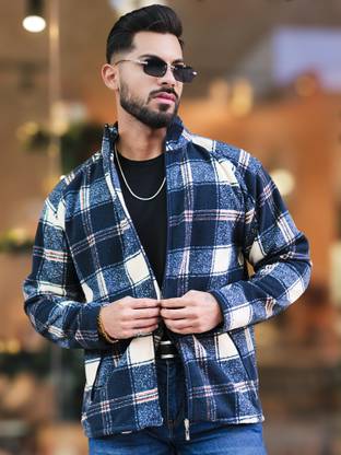 MANIAC Full Sleeve Checkered Men Jacket