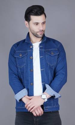 METRONAUT Full Sleeve Solid Men Denim Jacket
