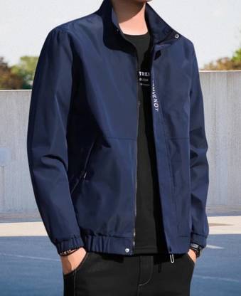 Rozebee Full Sleeve Solid, Printed Men Jacket