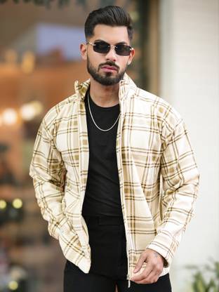 MANIAC Full Sleeve Checkered Men Jacket