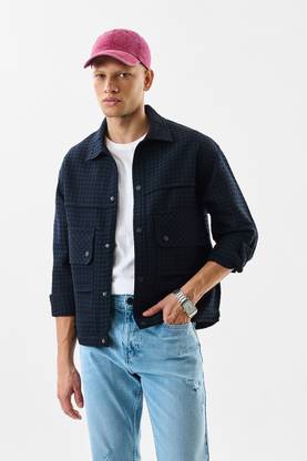 Snitch Full Sleeve Solid Men Jacket