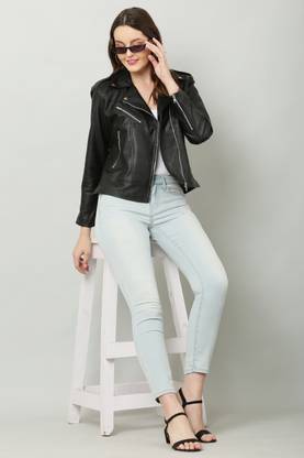 ROZEN COLLECTION Full Sleeve Solid Women Jacket