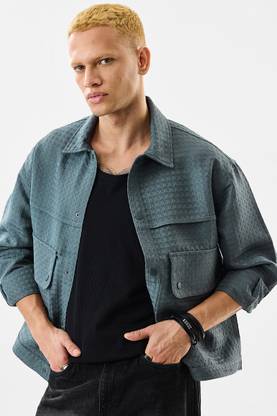 Snitch Full Sleeve Solid Men Jacket