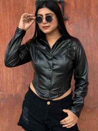 TANDUL Full Sleeve Solid Women Jacket