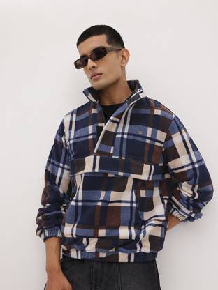 Roadster Full Sleeve Checkered Men Jacket