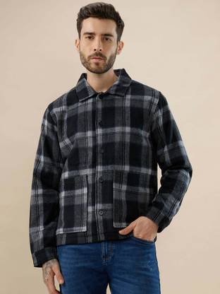 Status Quo Full Sleeve Checkered Men Jacket