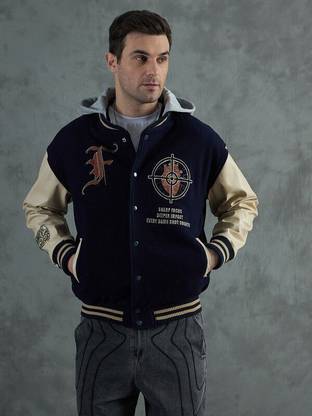 FUGAZEE Full Sleeve Embroidered Men Jacket