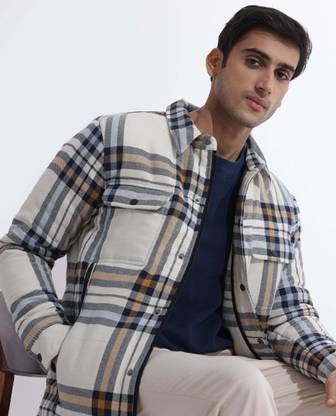 RARE RABBIT Full Sleeve Checkered Men Jacket