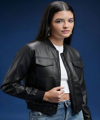 MAYKR Full Sleeve Solid Women Jacket