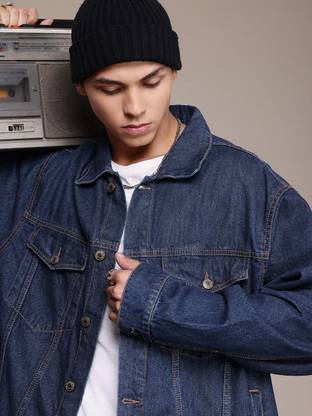 Roadster Full Sleeve Solid Men Denim  Denim Jacket