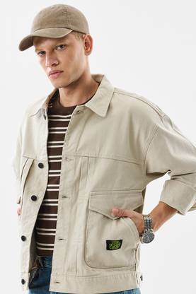 Snitch Full Sleeve Solid Men Jacket
