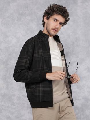 CRIMSOUNE CLUB Full Sleeve Checkered Men Jacket