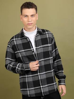 HIGHLANDER Full Sleeve Checkered Men Jacket