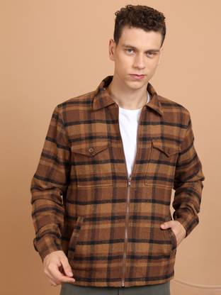 HIGHLANDER Full Sleeve Checkered Men Jacket