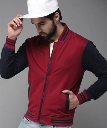 Veirdo Full Sleeve Colorblock Men Jacket