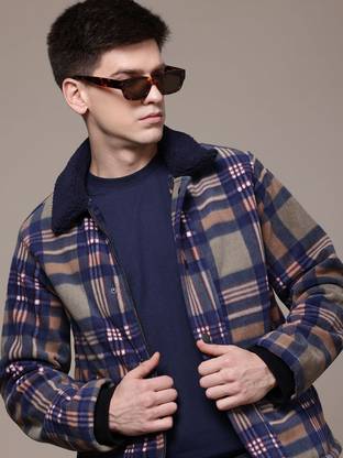 Roadster Full Sleeve Checkered Men Jacket