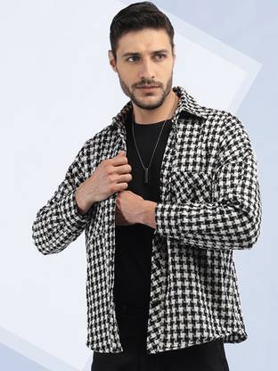 CHKOKKO Full Sleeve Checkered Men Jacket