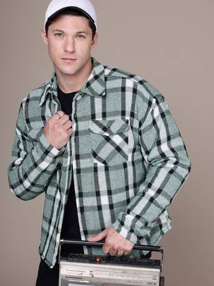 Roadster Full Sleeve Checkered Men Jacket