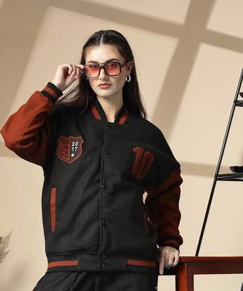 CHKOKKO Full Sleeve Solid Women Jacket