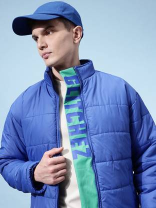 Glitchez Full Sleeve Solid Men Jacket