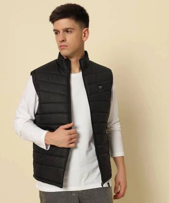DUCOHIVE Sleeveless Solid Men & Women Jacket