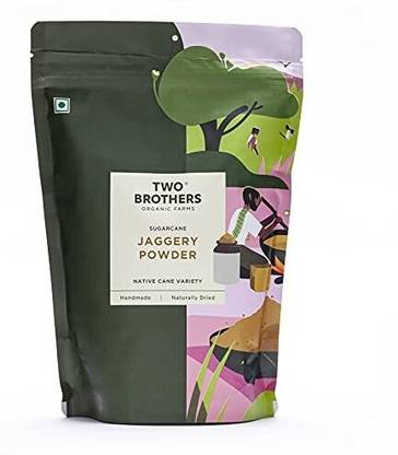 Two Brothers Organic Farms Sugarcane Crushed Powder Granules Jaggery
