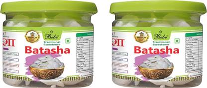 BeBe Sugar Batasha For Prasad Sugar Candy Balls150g (Pack of 2 Pcs) Block Jaggery