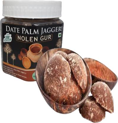 Poloo Premium Khajur Patali Gur (Pack Of 500g ) | Dates Palm Jaggery| Palm Jaggery - Block Jaggery