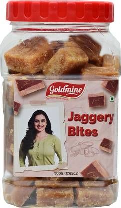 Goldmine Jaggery Bites Plain Cubes Jaggery