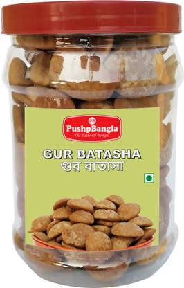 PushpBangla Lal Gur Batasha Granules Jaggery