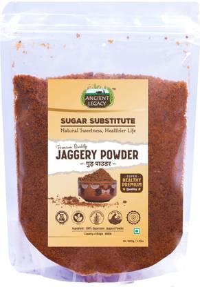 ANCIENT LEGACY Natural Sugarcane Jaggery Powder | 1Kg | No Preservative | No Added Suggar Powder Jaggery