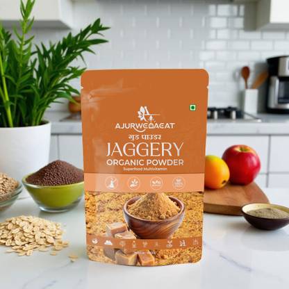 AJURWEDAEAT NATURAL JEGGERY POWDER | ORGANIC GUD POWDER | ORIGINAL AND FRESH S -115 Powder Jaggery
