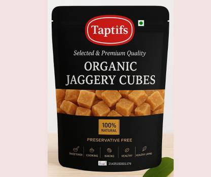 Taptifs Natural Jaggery Cubes 500g | Pure Desi Gud | Organic Gud Cubes Jaggery