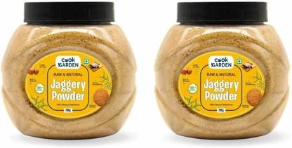 Cook Garden 100% Natural Traditional Made Method Sugarcane (No added Sugar) Powder Jaggery