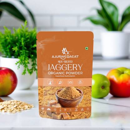 AJURWEDAEAT NATURAL JEGGERY POWDER | ORGANIC GUD POWDER | ORIGINAL AND FRESH S -138 Powder Jaggery