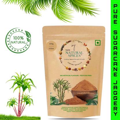 MJ TASTE NATURAL Sugarcane Jaggery | Pure, Unrefined Sweetener | Rich in Minerals and Nutrients Powder Jaggery