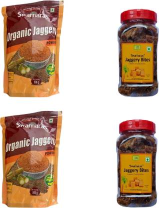 Swarnaras Sweet Essentials Combo Powder + Block Jaggery
