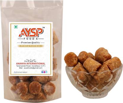 AYSP Jaggery: Sugarcane Cubes/Block/Gud/Vellam,Chemical-Free,No Preservatives,Round Cubes Jaggery