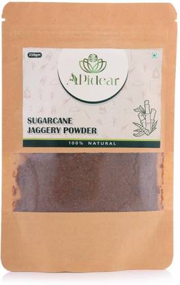 apidear Natural Sugarcane Jaggery/Gud Powder Organic Sweetener | Zero Preservatives Powder Jaggery