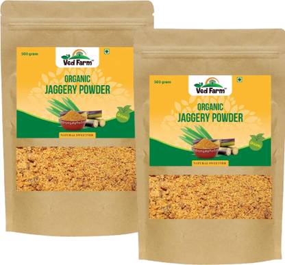 Ved Farm Organic Jaggery (Gur) Powder I Certified Organic Jaggery, Rich in Antioxidants Powder Jaggery