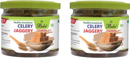 BeBe Celery/Ajwain Jaggery/Gur 200 X 2 Block Jaggery
