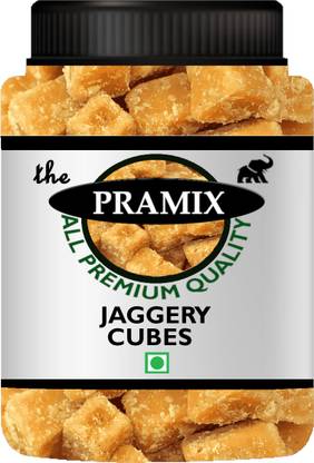 Pramix Organic Jaggery Cubes, Gud Jaggery, Gur Bheli Block Jaggery
