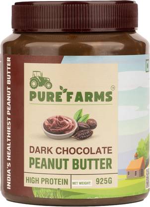 PURE FARMS Chocolate Peanut Butter, Crunchy Delight with Rich, Pure Cocoa Classic Snack