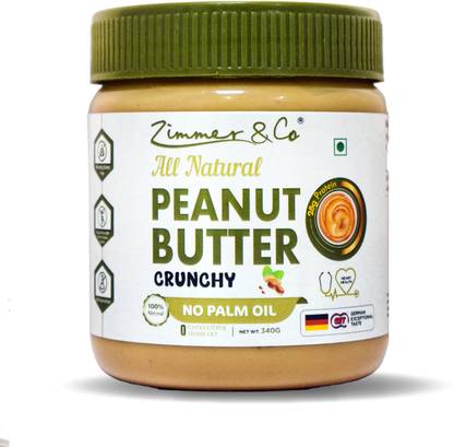 Zimmer & Co All Natural Peanut Butter | Unsweetened | High Protein