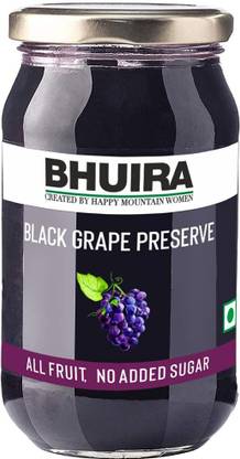 Bhuira All Natural Black Grape Preserve | No Added Sugar |No Added preservatives